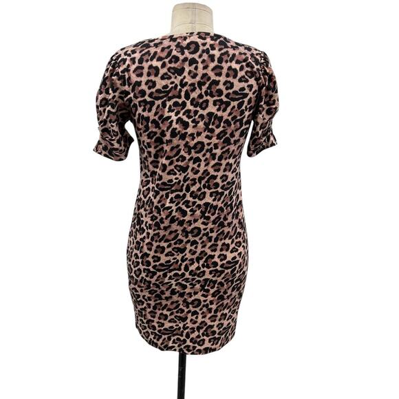 Generation Love Tiffany Classic Leopard Print T-Shirt‎ Mini Dress Size XXS - Picture 9 of 16